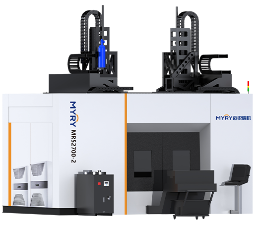  Dual five-axis integrated die-casting machining center